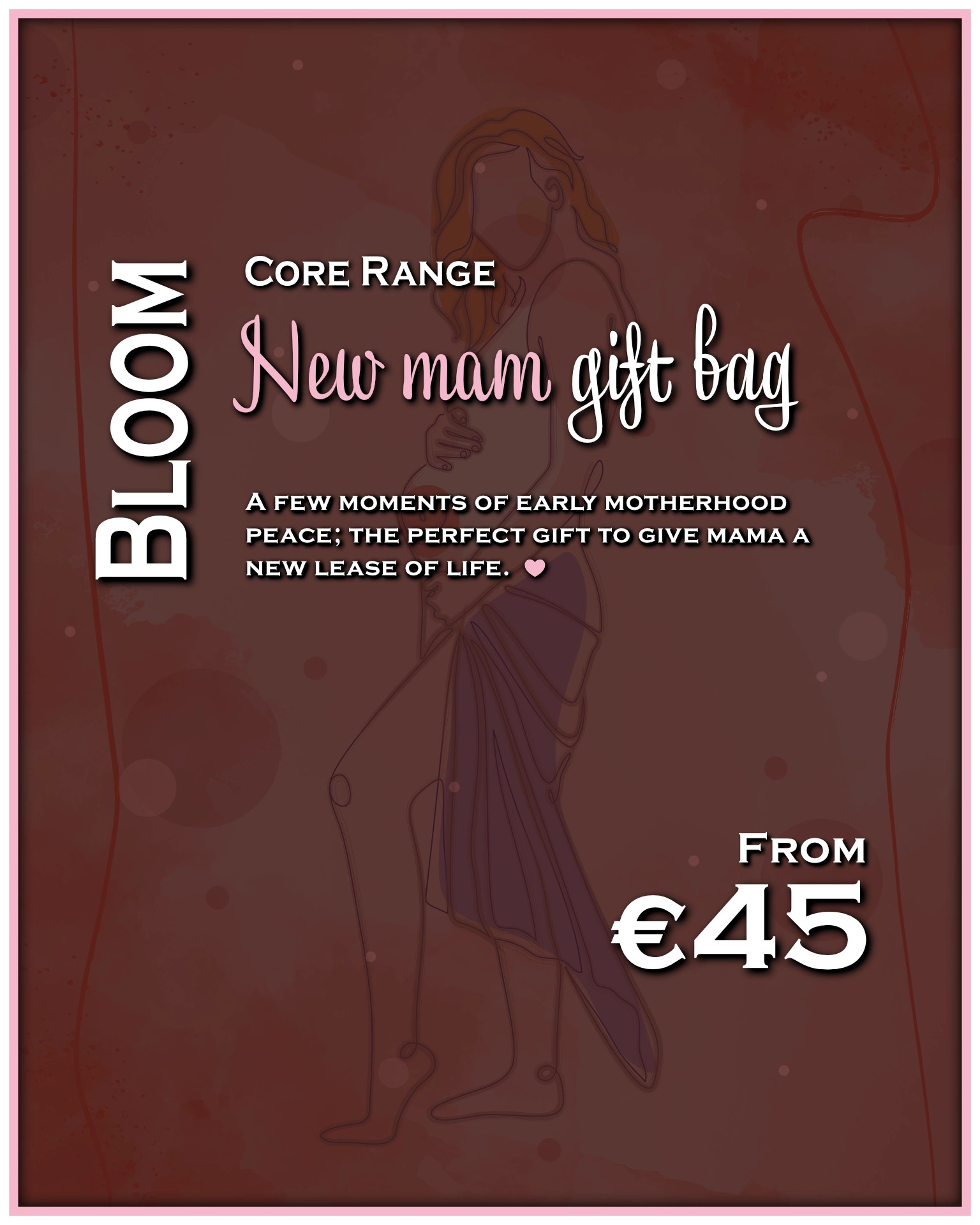 "Bloom" New mam gift bag (Information)
