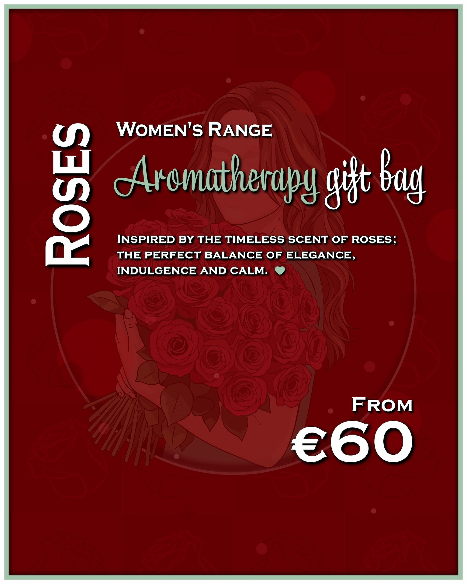 "Roses" - Women's aromatherapy gift bag