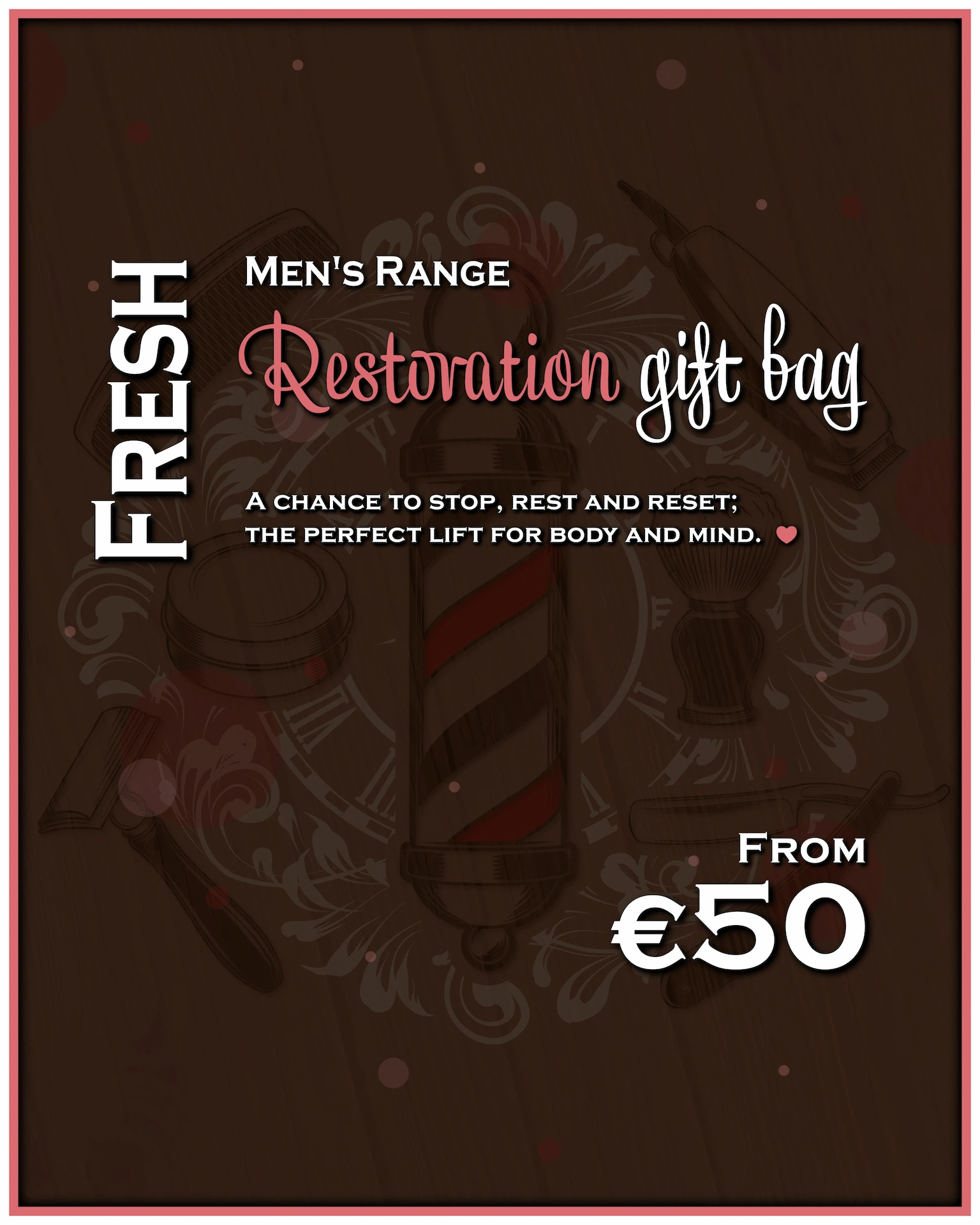 "Fresh" - Men's restoration gift bag