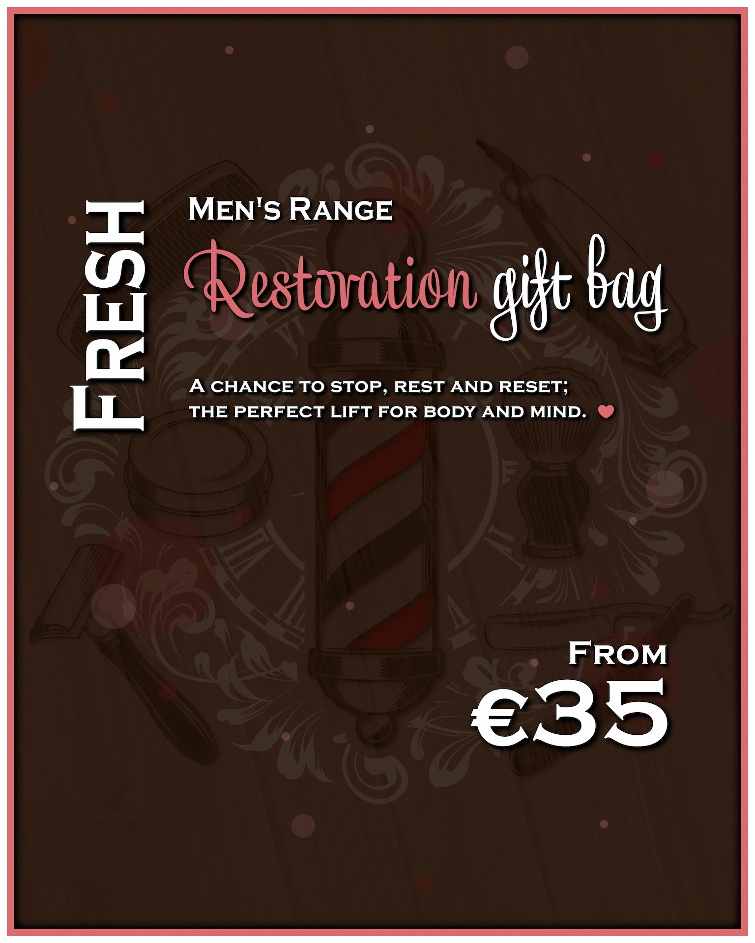 "Fresh" - Men's restoration gift bag
