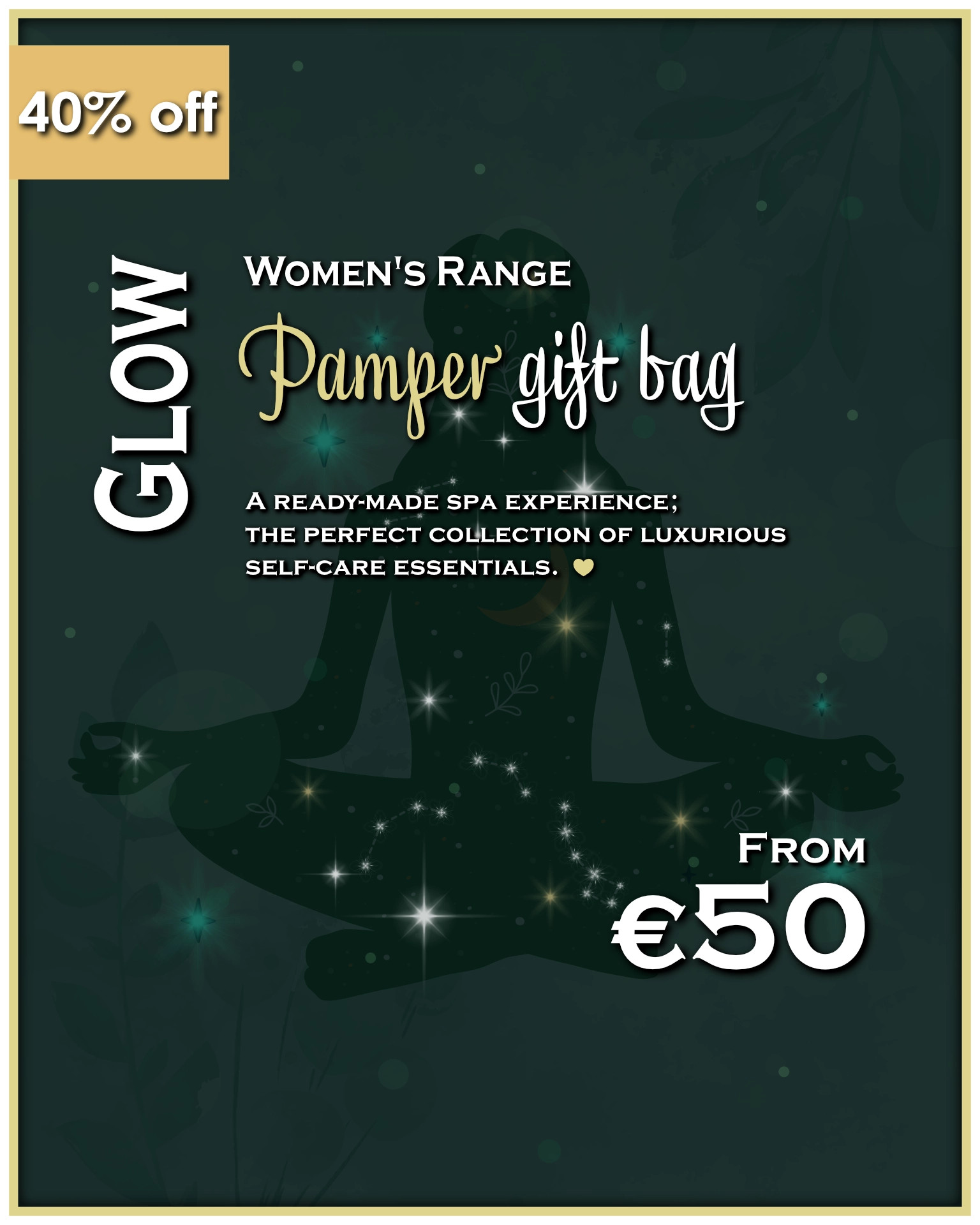 "Glow" - Women's pamper gift bag